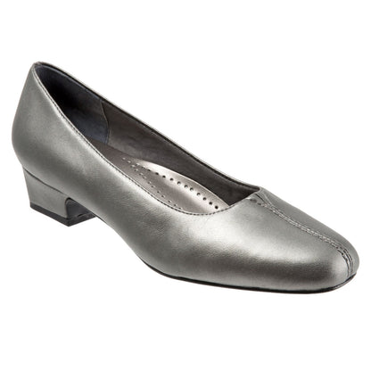Trotters Doris T3235-041 Womens Gray Extra Extra Narrow Pumps Heels Shoes
