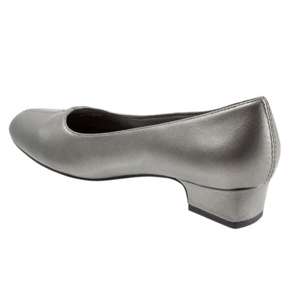 Trotters Doris T3235-041 Womens Gray Extra Extra Narrow Pumps Heels Shoes