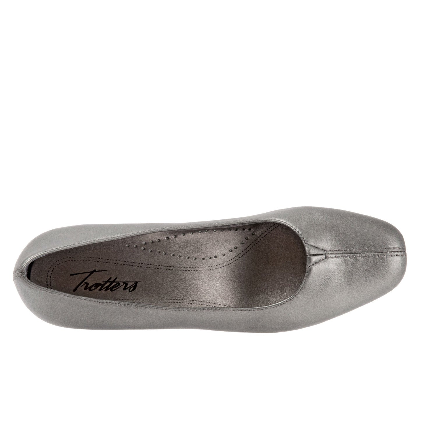 Trotters Doris T3235-041 Womens Gray Extra Narrow Pumps Heels Shoes