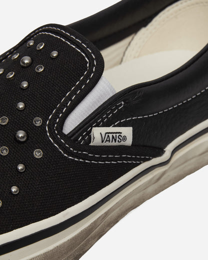 Premium Classic Slip-On Pearlized Sneakers Black