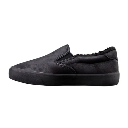 Lugz Clipper LX Fleece WCLPLXFD-001 Womens Black Lifestyle Sneakers Shoes
