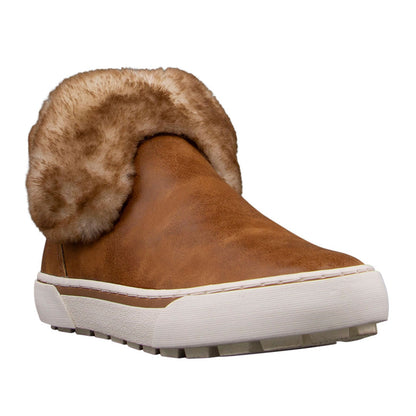 Lugz Sprig WSPRID-2283 Womens Brown Synthetic Slip On Ankle & Booties Boots