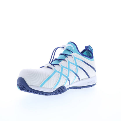 Avenger Hydro Carbon Toe Electrical Hazard Womens White Athletic Work Shoes