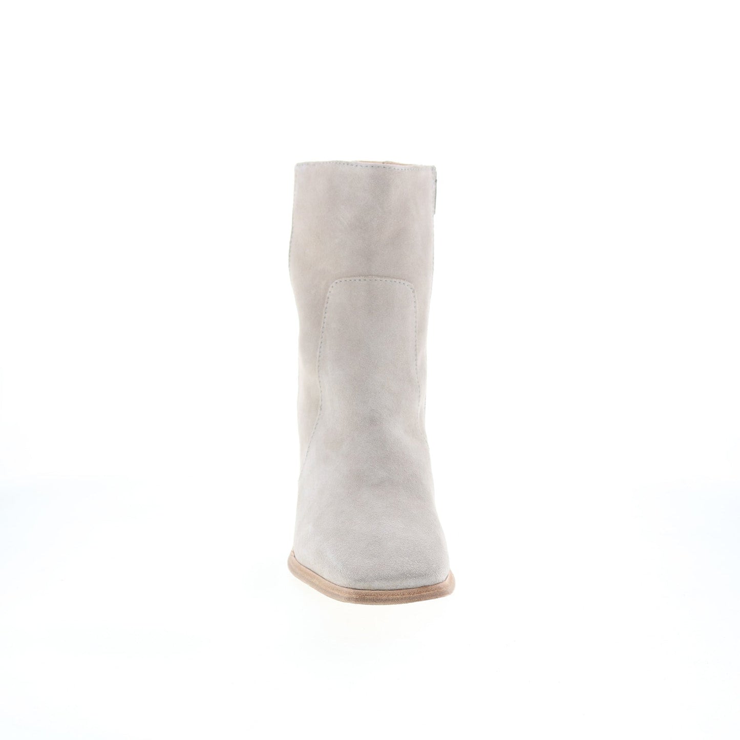 Andre Assous Venice AA2VEN02 Womens Gray Suede Zipper Ankle & Booties Boots