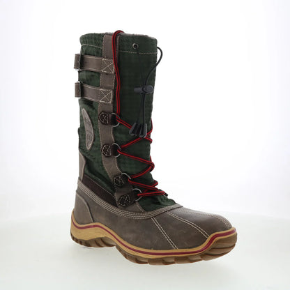 Pajar Adriana 44428 Womens Brown Leather Pull On Mid Calf Boots