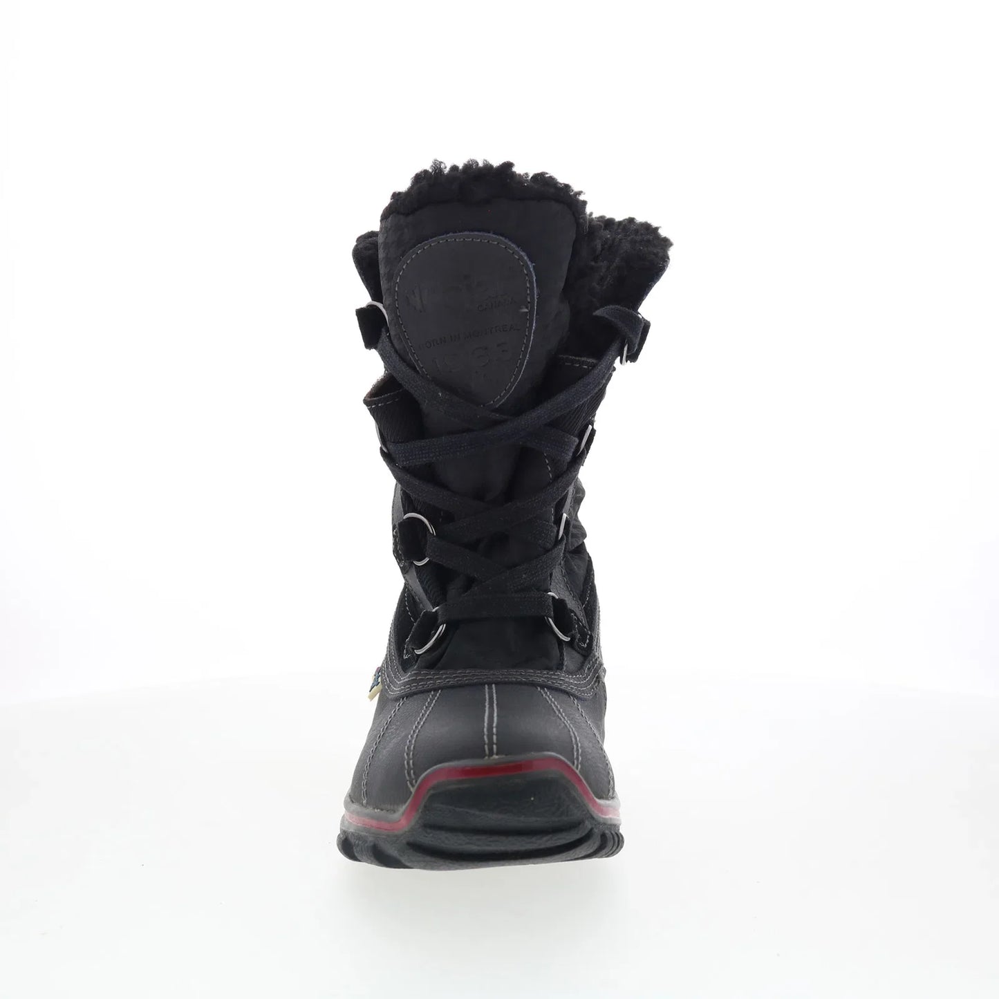 Pajar Adriana Low 51697 Womens Black Leather Lace Up Casual Dress Boots