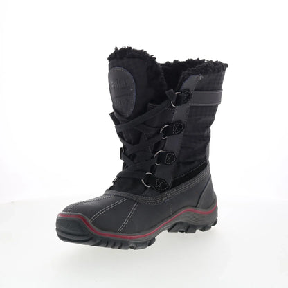 Pajar Adriana Low 51697 Womens Black Leather Lace Up Casual Dress Boots