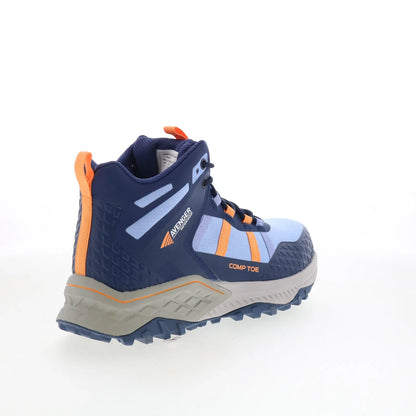 Avenger Aero Trail Mid Compopsite Toe EH WP Womens Blue Wide Work Boots