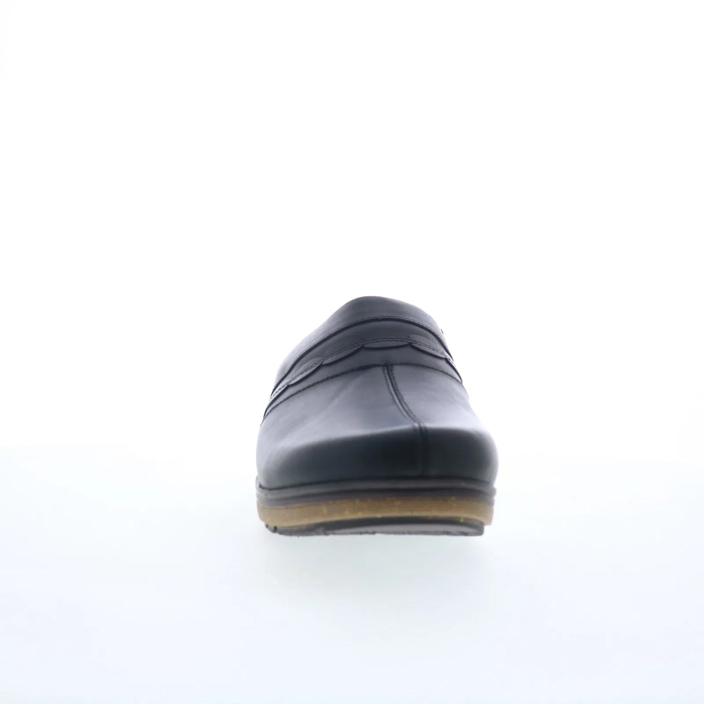 Softwalk Amber 3.0 S2301-001 Womens Black Leather Slip On Clog Flats Shoes