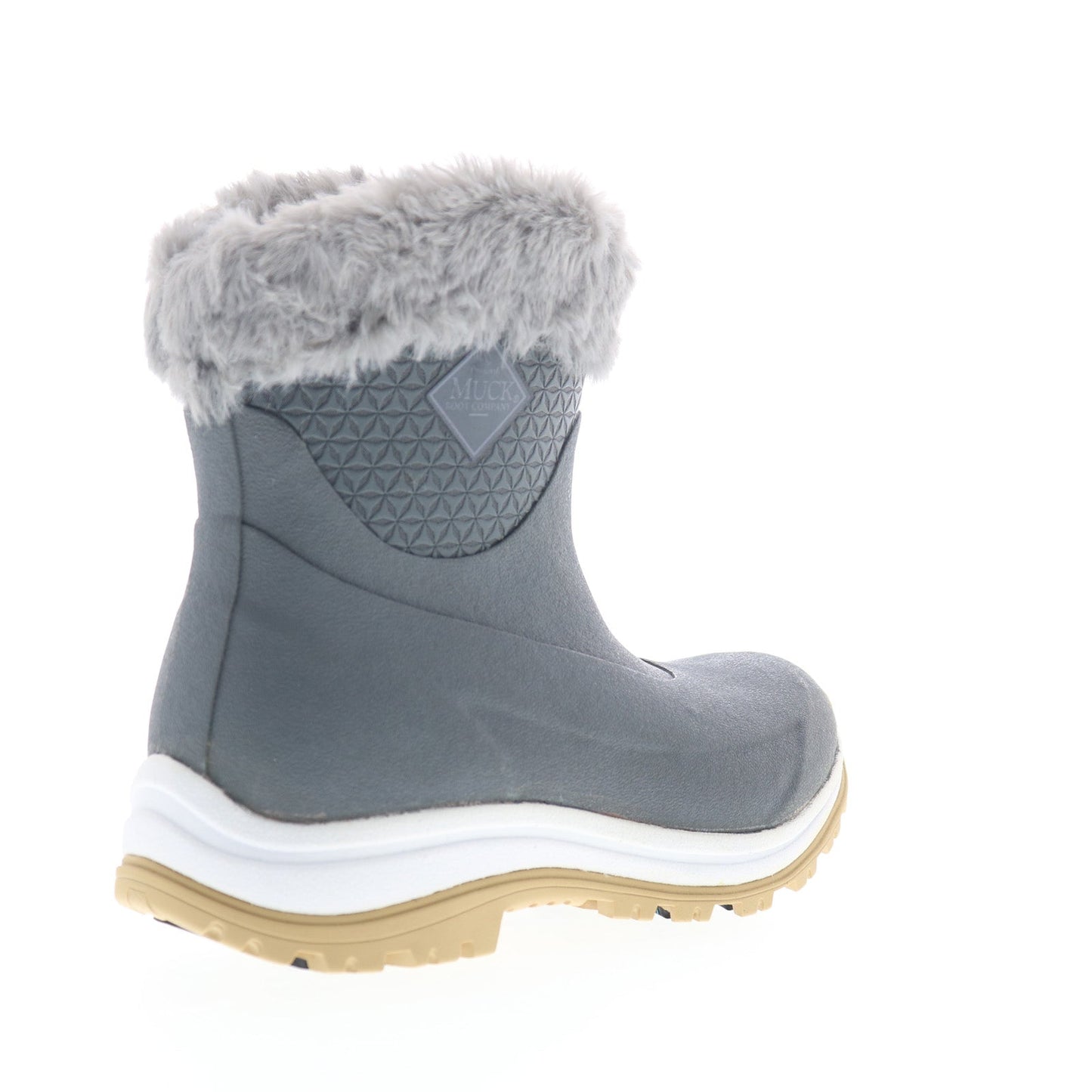 Original Muck Apres Slip On Ankle AG APV100 Womens Gray Synthetic Winter Boots