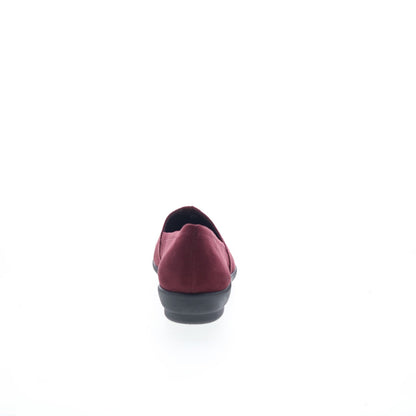 Easy Spirit Arlie 2 SEARLIE2 Womens Red Canvas Slip On Loafer Flats Shoes
