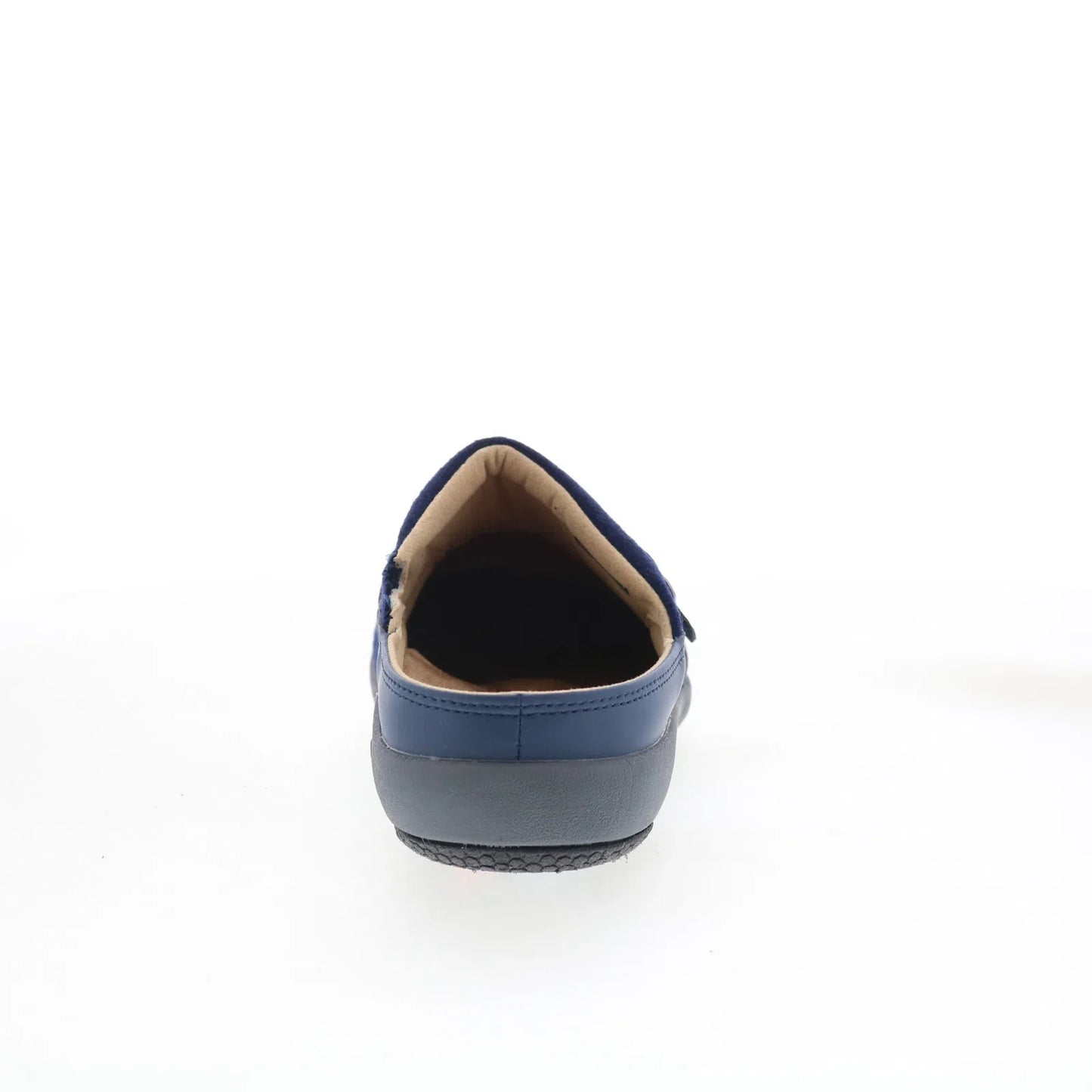 Spenco Ashton Wool Slide SP1046NVY Womens Blue Slides Sandals Shoes