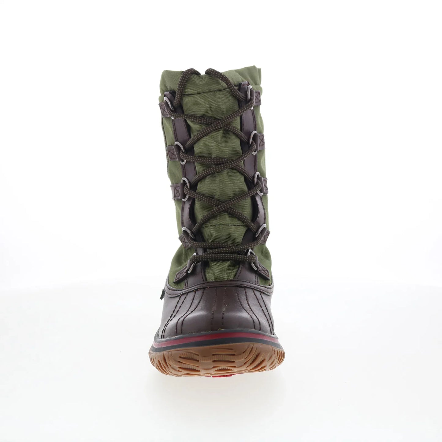 Pajar Aviva PDPAB00190.01 Womens Green Synthetic Lace Up Casual Dress Boots