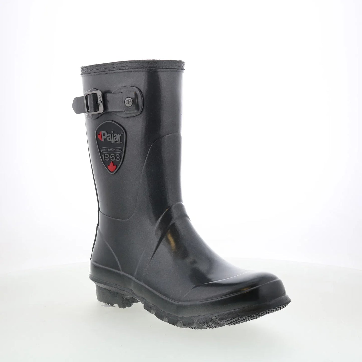 Pajar Axara 51762 Womens Black Synthetic Pull On Mid Calf Boots