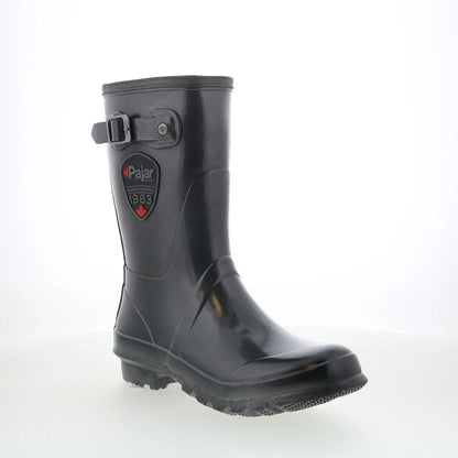 Pajar Axara 51762 Womens Black Synthetic Pull On Mid Calf Boots