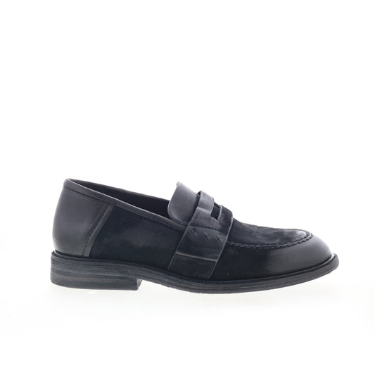 A.S. 98 Vern B20101-101-0004 Womens Black Loafers & Slip Ons Casual Shoes