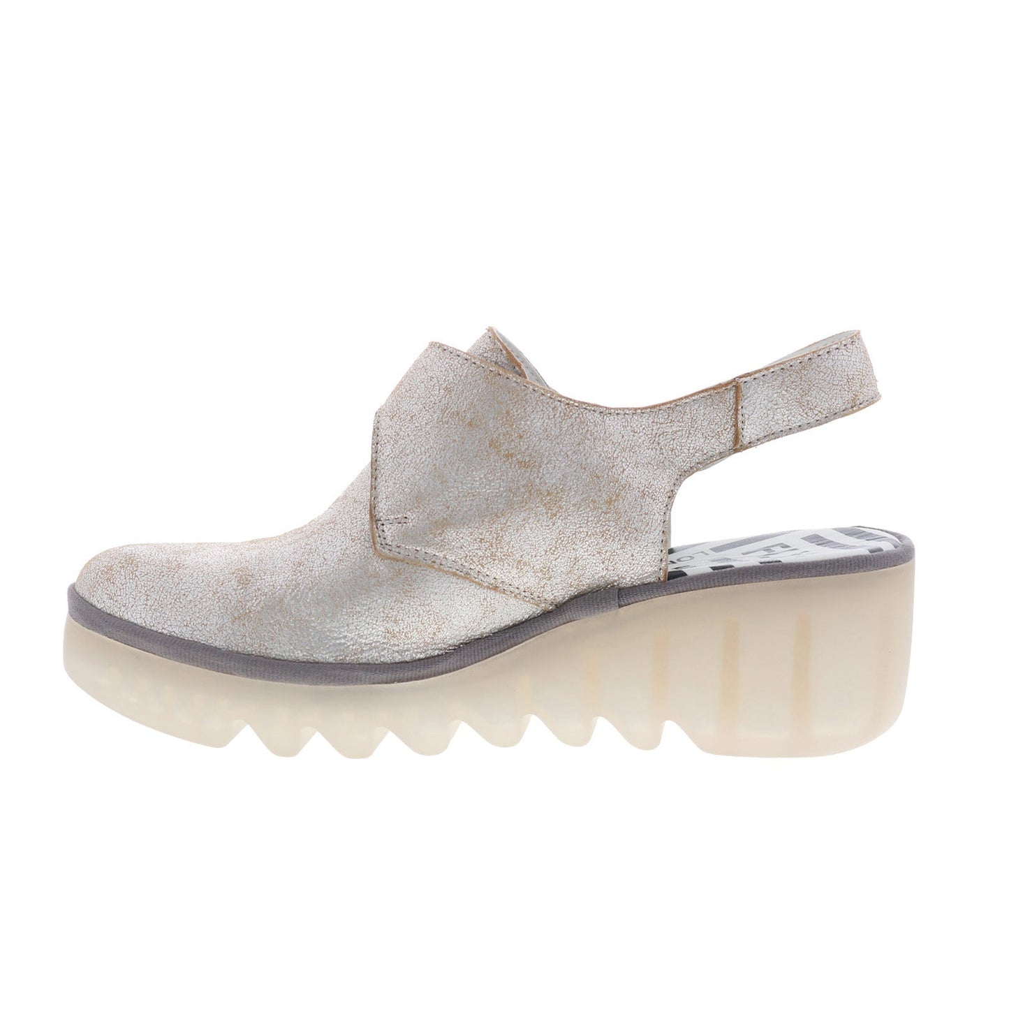 Fly London Bary BARY565FLY-002 Womens Gray Wedges Sandals Shoes