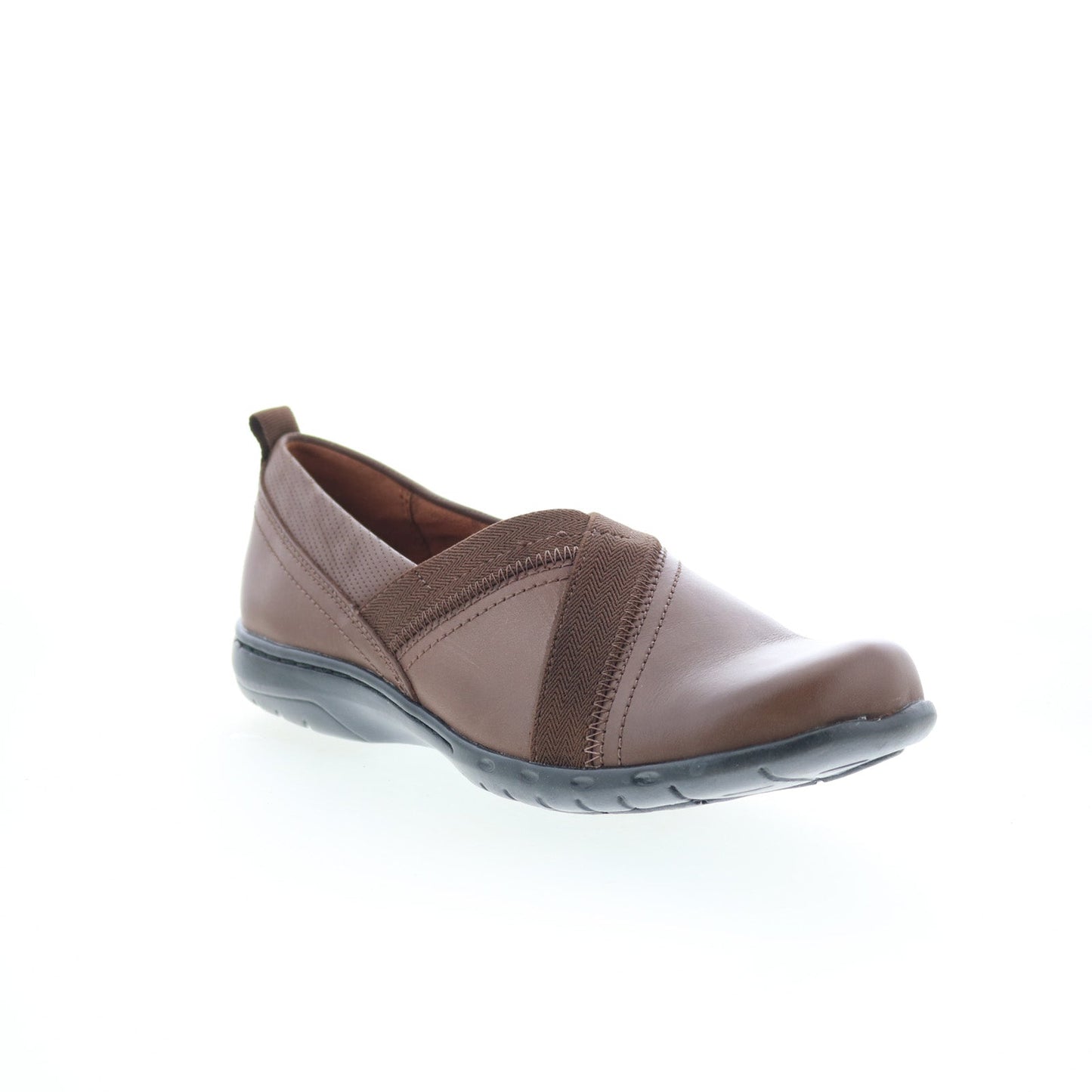 Cobb Hill Penfield Slip-On BCI9278 Womens Brown Leather Loafer Flats Shoes