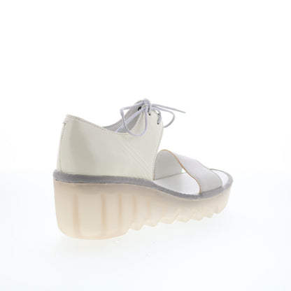 Fly London Bilu BILU465FLY-001 Womens Beige Wedges Sandals Shoes
