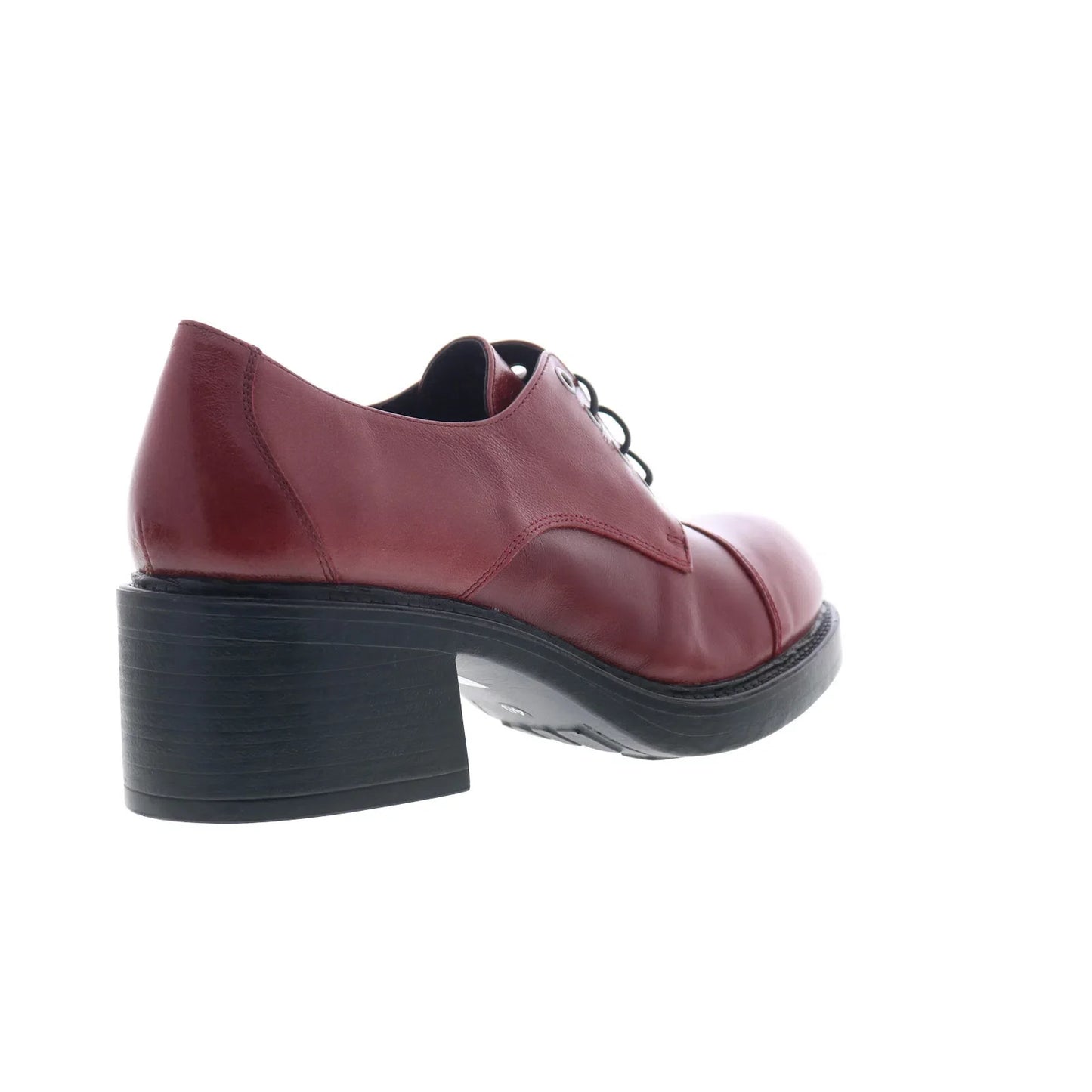 Miz Mooz Bleeker Womens Red Leather Lace Up Oxfords & Lace Ups Casual Shoes