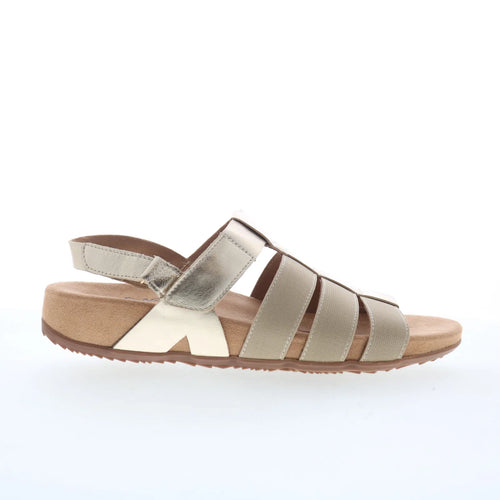 Softwalk Burnaby S2401-731 Womens Beige Leather Strap Slides Sandals Shoes