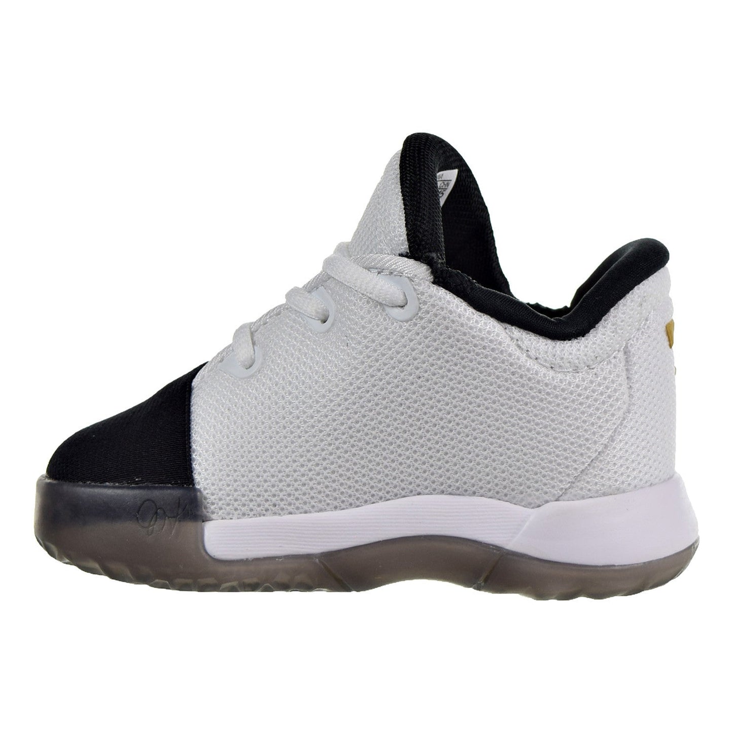 Adidas Harden Vol.1 I Toddler's Shoes White/Black/Metallic Gold