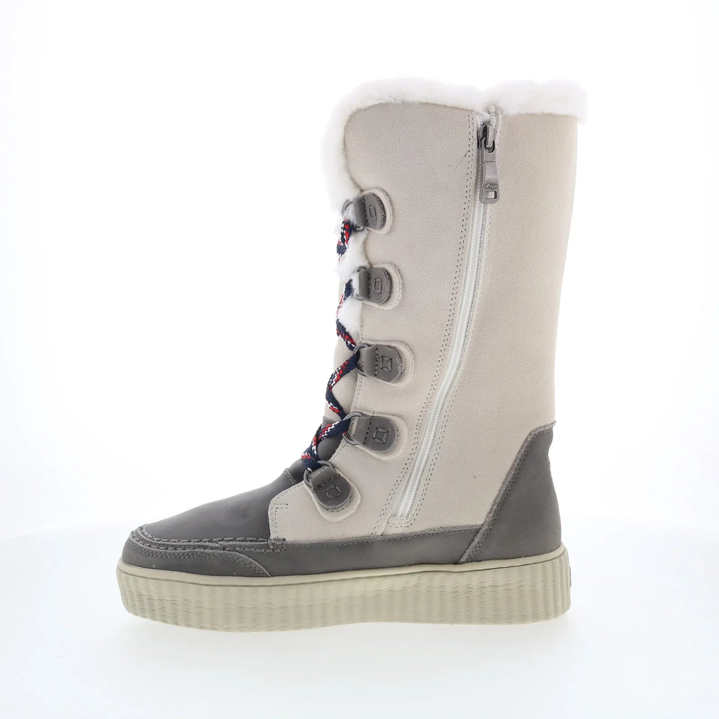 Pajar Caityn 57659 Womens Beige Suede Zipper Mid Calf Boots