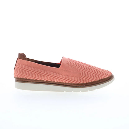 Cobb Hill Camryn CI7750 Womens Orange Canvas Loafer Flats Shoes