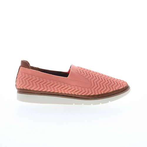 Cobb Hill Camryn CI7750 Womens Orange Canvas Loafer Flats Shoes