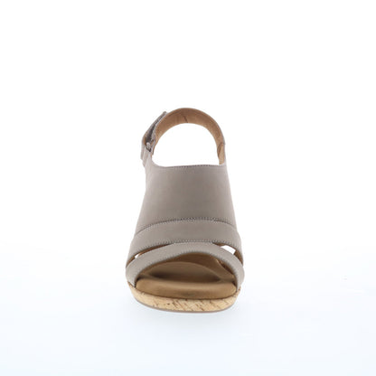Rockport Briah Slingback CJ4800 Womens Beige Nubuck Slingback Sandals Shoes