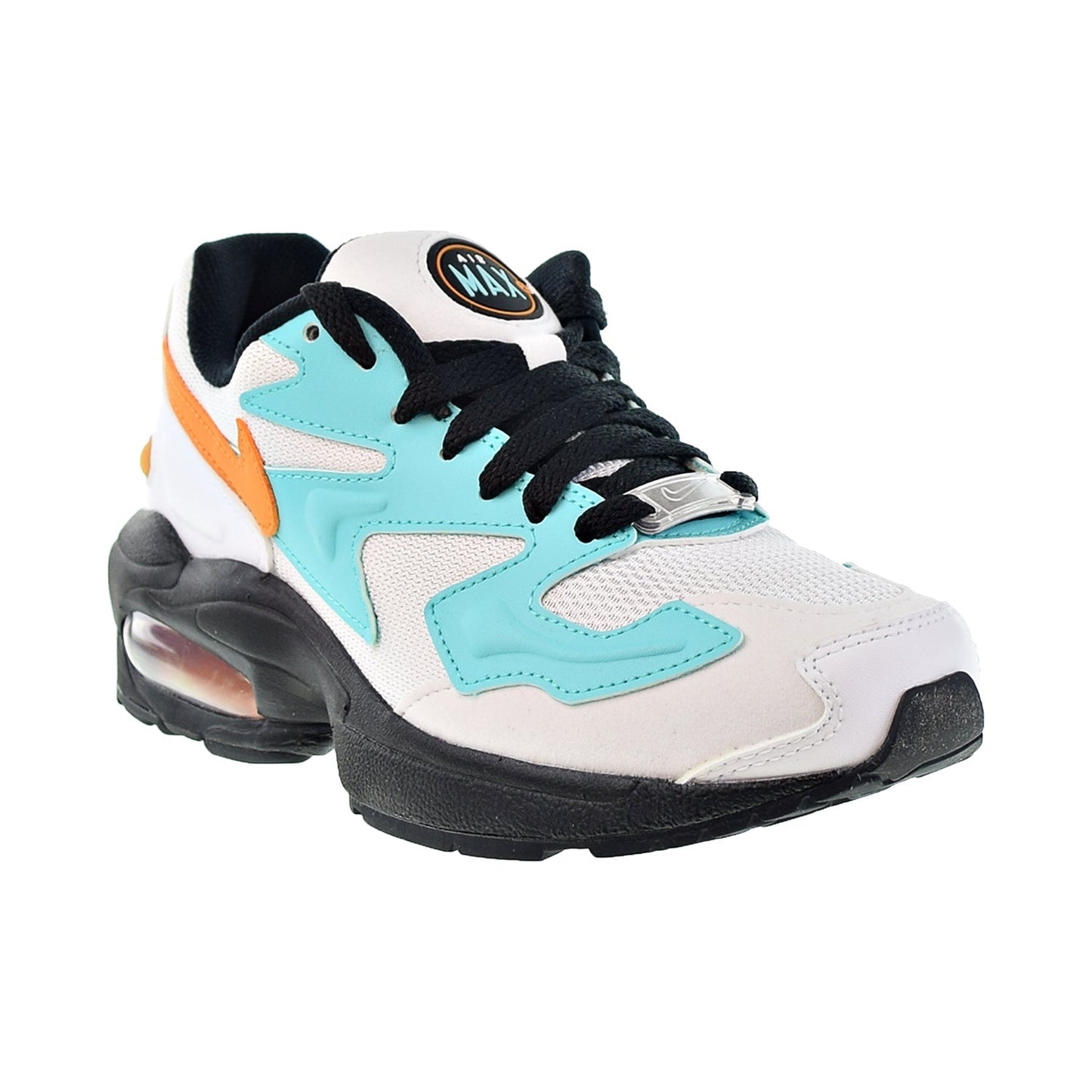 Nike Air Max2 Light "Jaguars" Women's Shoes White-Amber Rise-Aurora Green