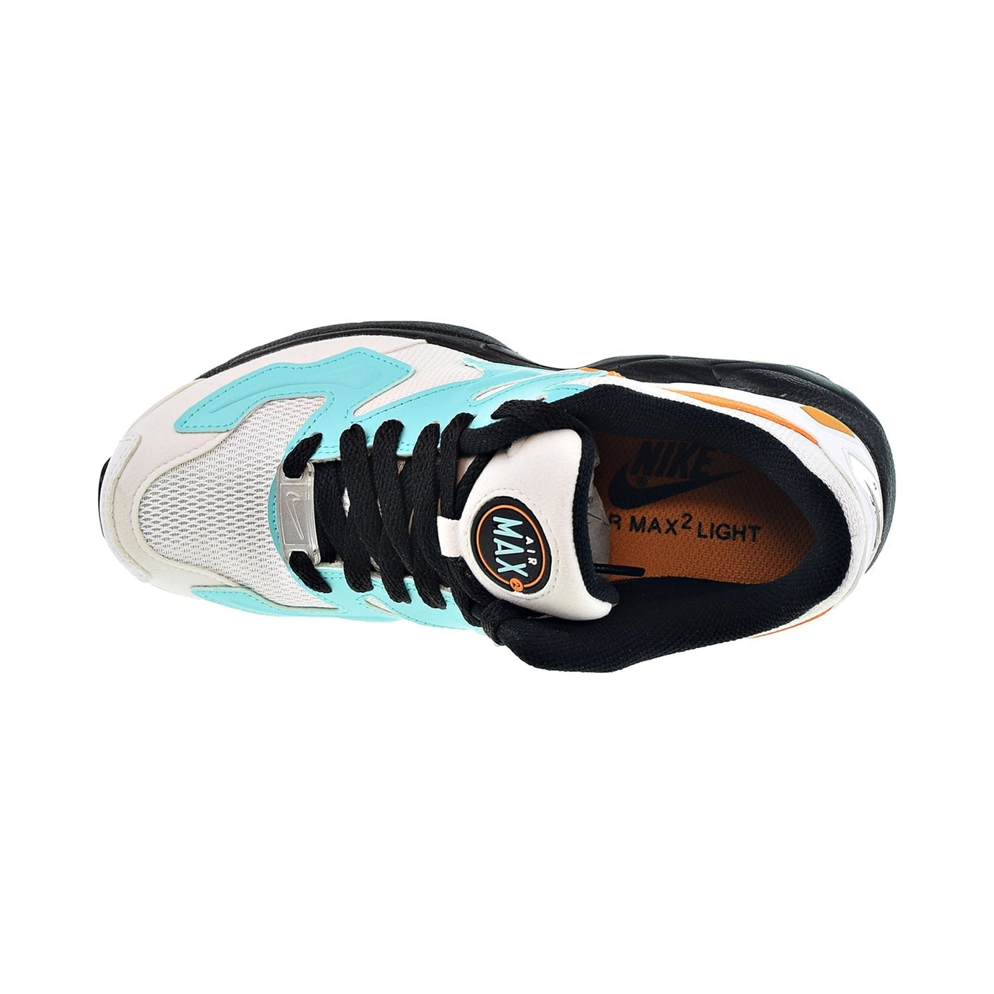 Nike Air Max2 Light "Jaguars" Women's Shoes White-Amber Rise-Aurora Green
