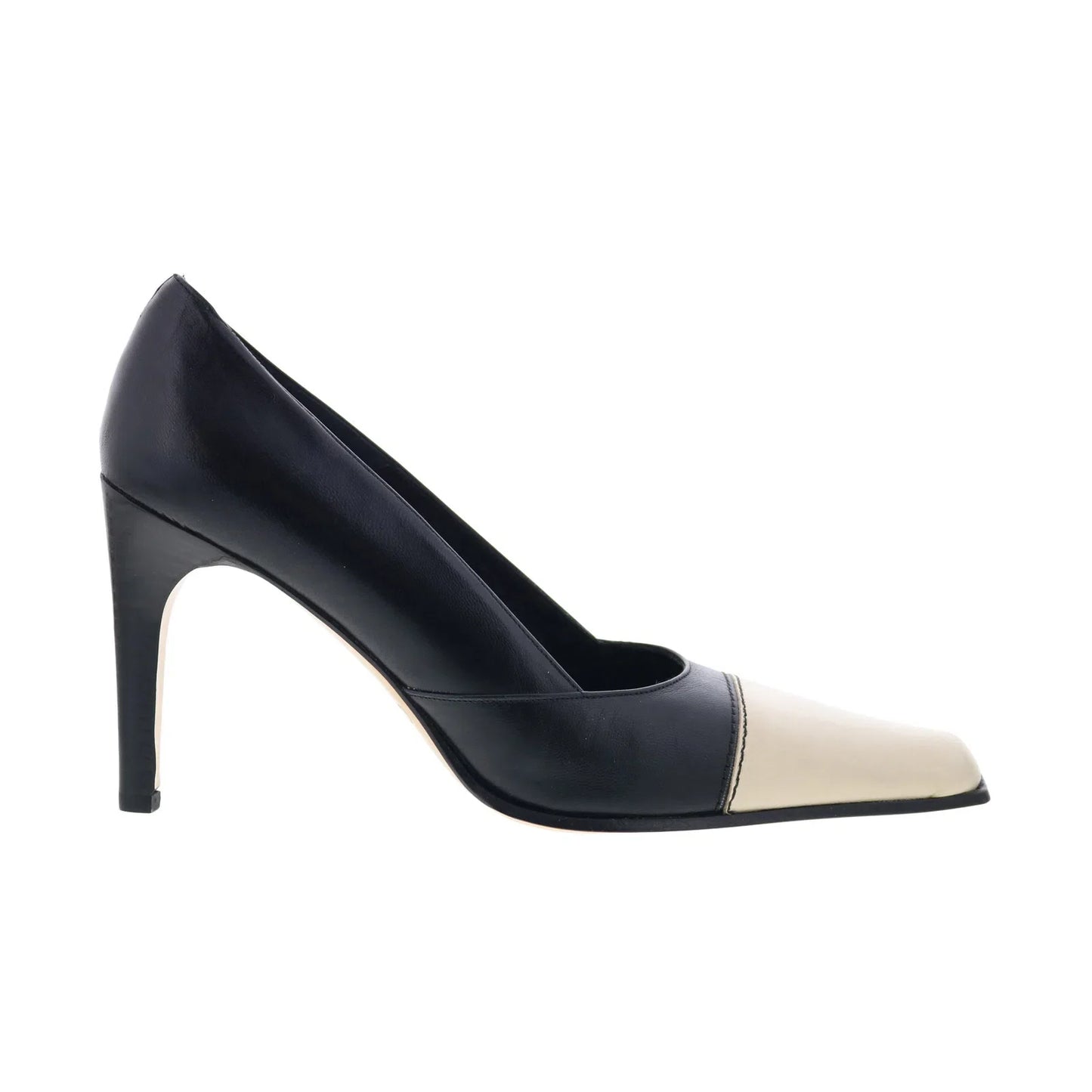 Claudia Ciuti Aceto CLAUDIA CIUTI7 Womens Black Leather Pumps Heels Shoes