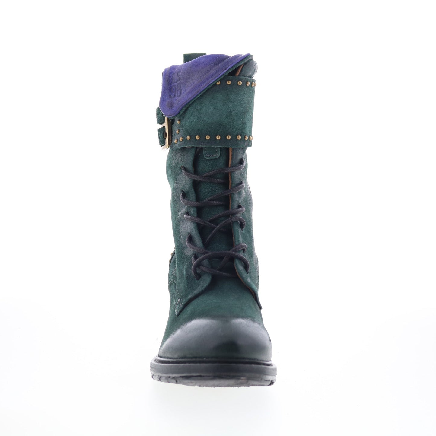 A.S. 98 Cree Womens Green Suede Zipper Casual Dress Boots