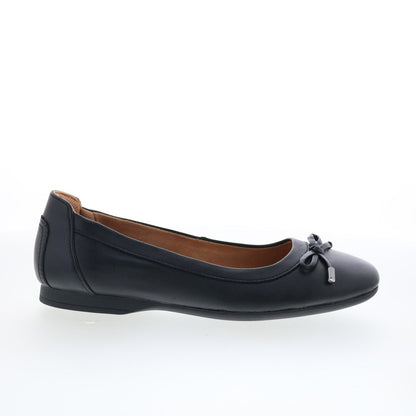 Comfortiva Keegan CT00514 Womens Black Leather Ballet Flats Shoes