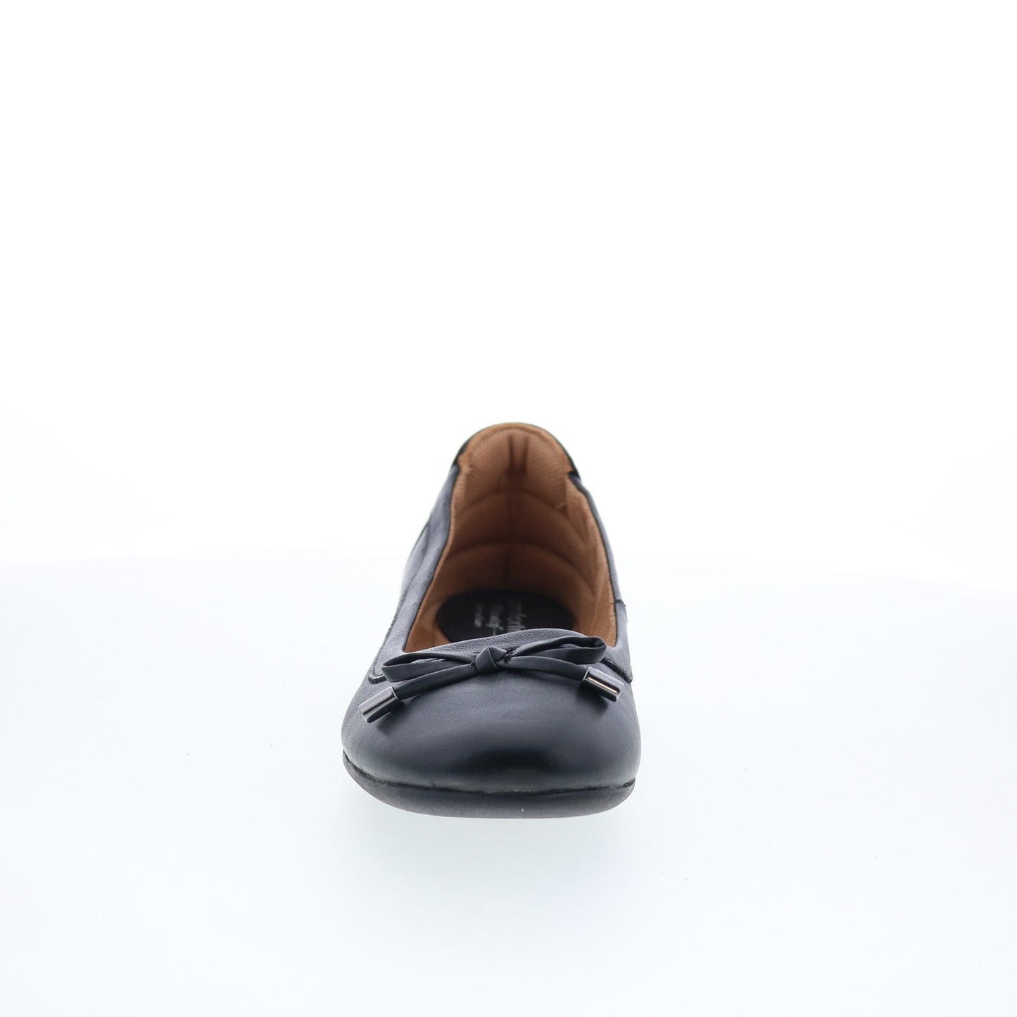 Comfortiva Keegan CT00514 Womens Black Leather Ballet Flats Shoes
