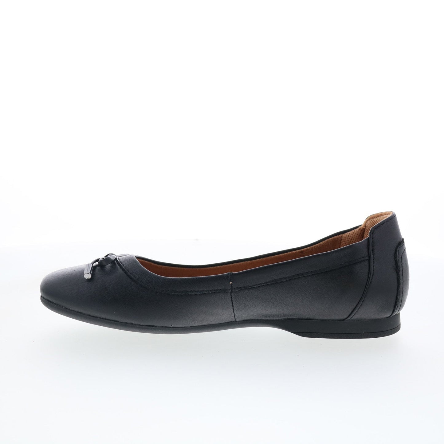Comfortiva Keegan CT00514 Womens Black Leather Ballet Flats Shoes