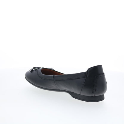 Comfortiva Keegan CT00514 Womens Black Leather Ballet Flats Shoes