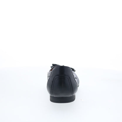 Comfortiva Keegan CT00514 Womens Black Leather Ballet Flats Shoes