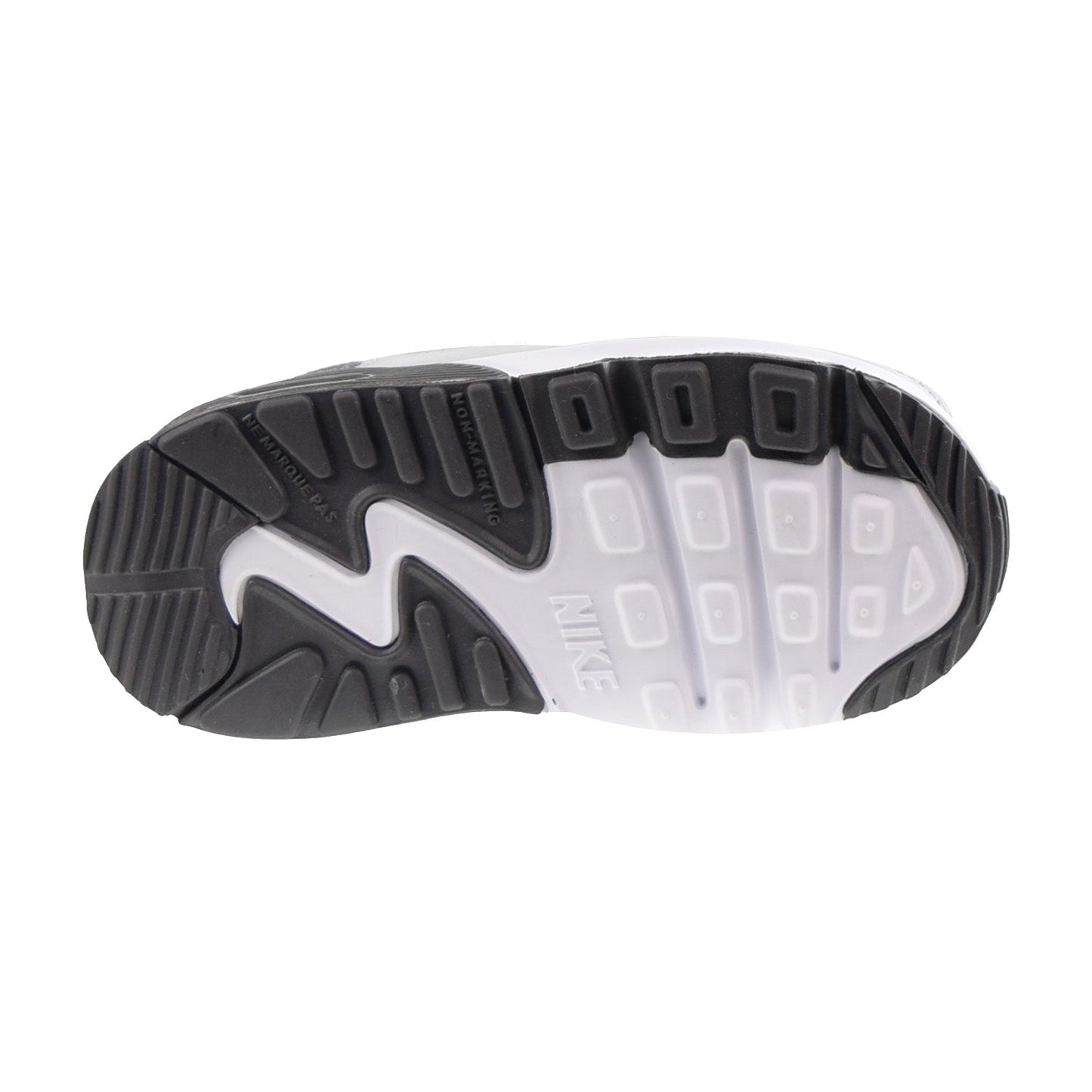 Nike Air Max 90 Toggle (TD) Toddlers Shoes White-Iron Gray Fog