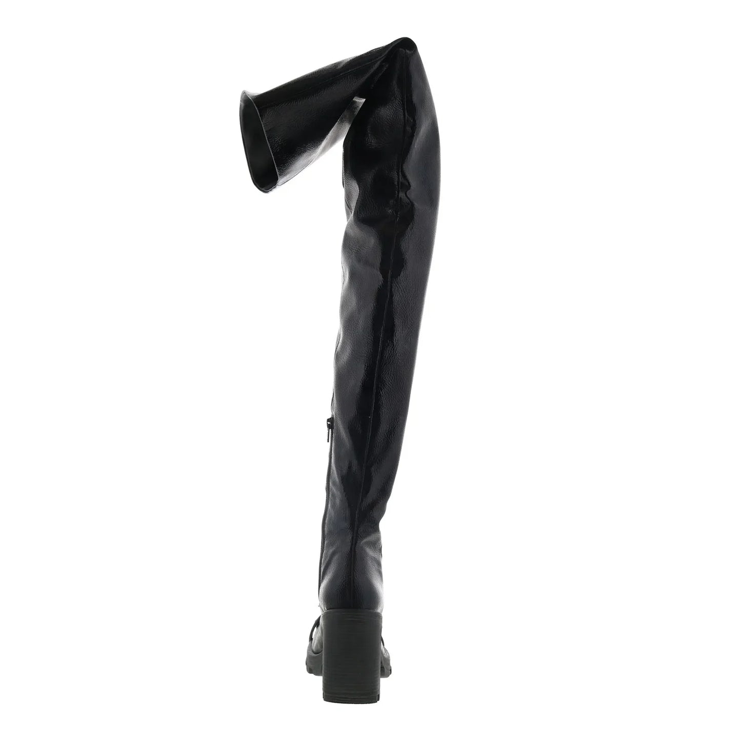 Diesel D-Hammer TBT D W Womens Black Leather Over The Knee Boots
