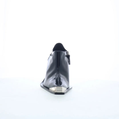 Diesel D-Tona SC Mules Womens Black Leather Slip On Pumps Heels Shoes