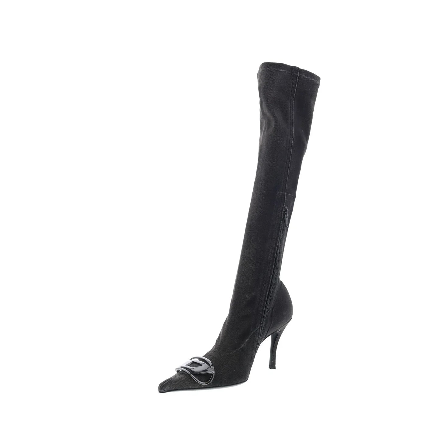 Diesel D-Venus KB D Y03366-P5523-T8013 Womens Black Knee High Boots