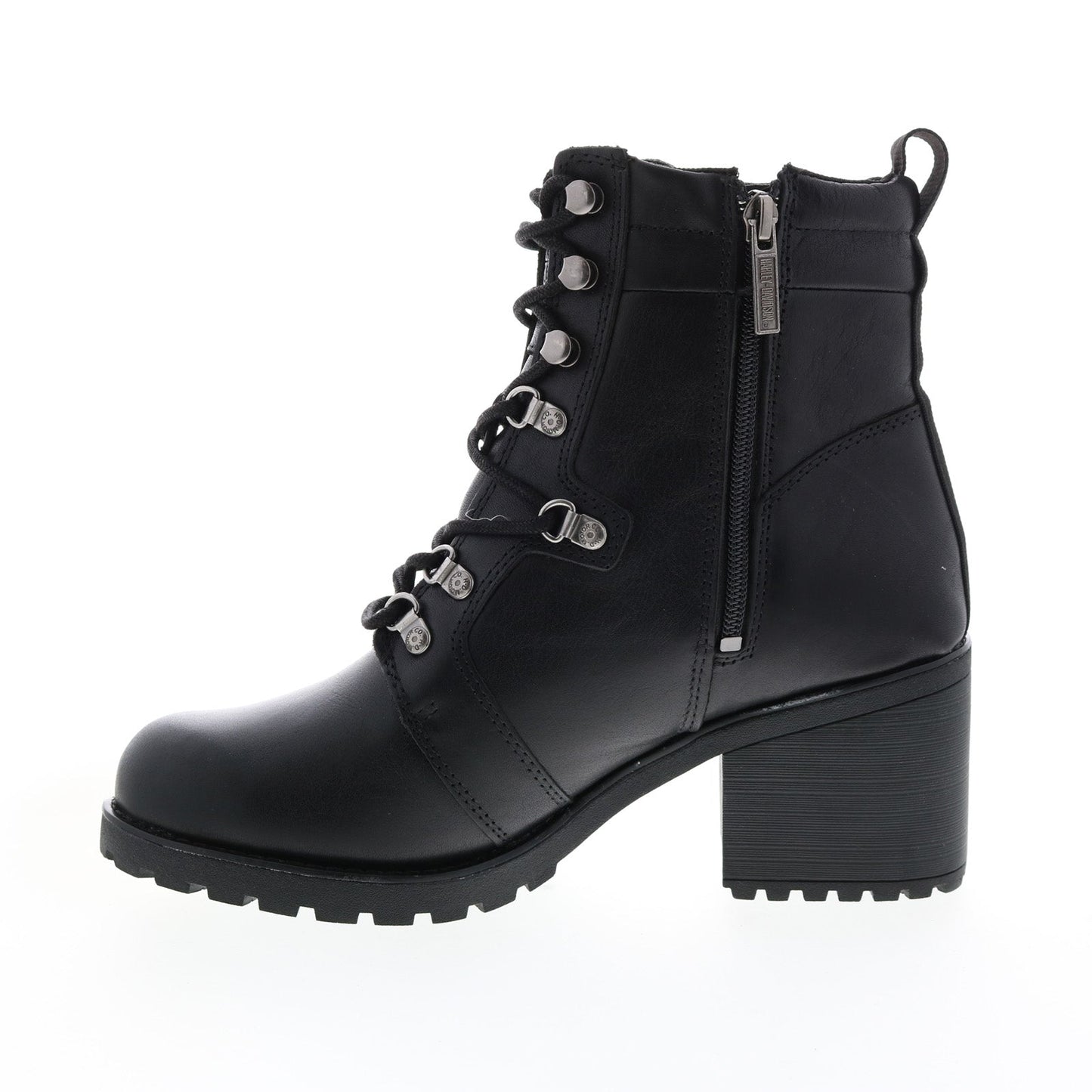 Harley-Davidson Marinda 5" Lace D84760 Womens Black Leather Motorcycle Boots