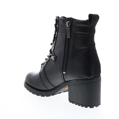 Harley-Davidson Marinda 5" Lace D84760 Womens Black Leather Motorcycle Boots