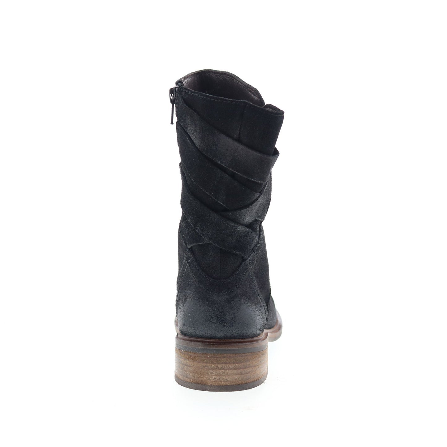 Miz Mooz Demy Womens Black Suede Zipper Casual Dress Boots
