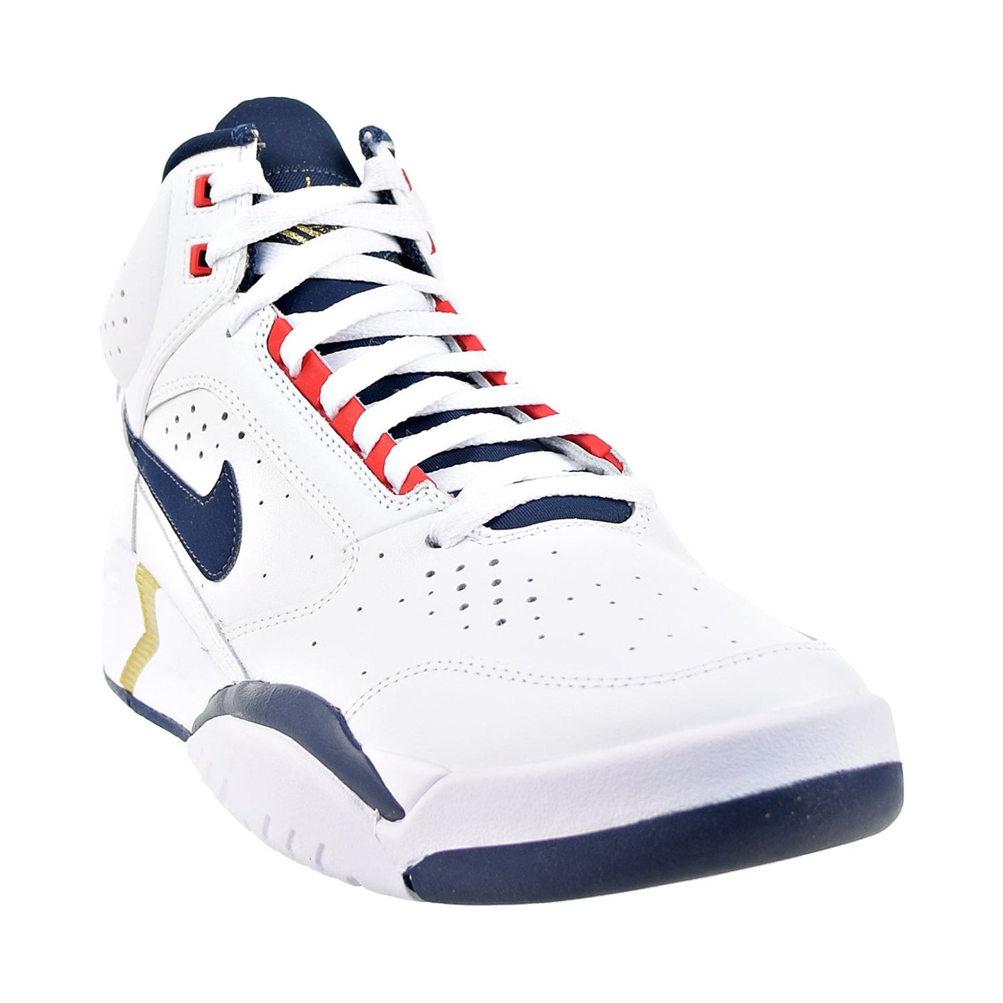Nike Air Flight Lite Mid Men's Shoes White-Navy-Red