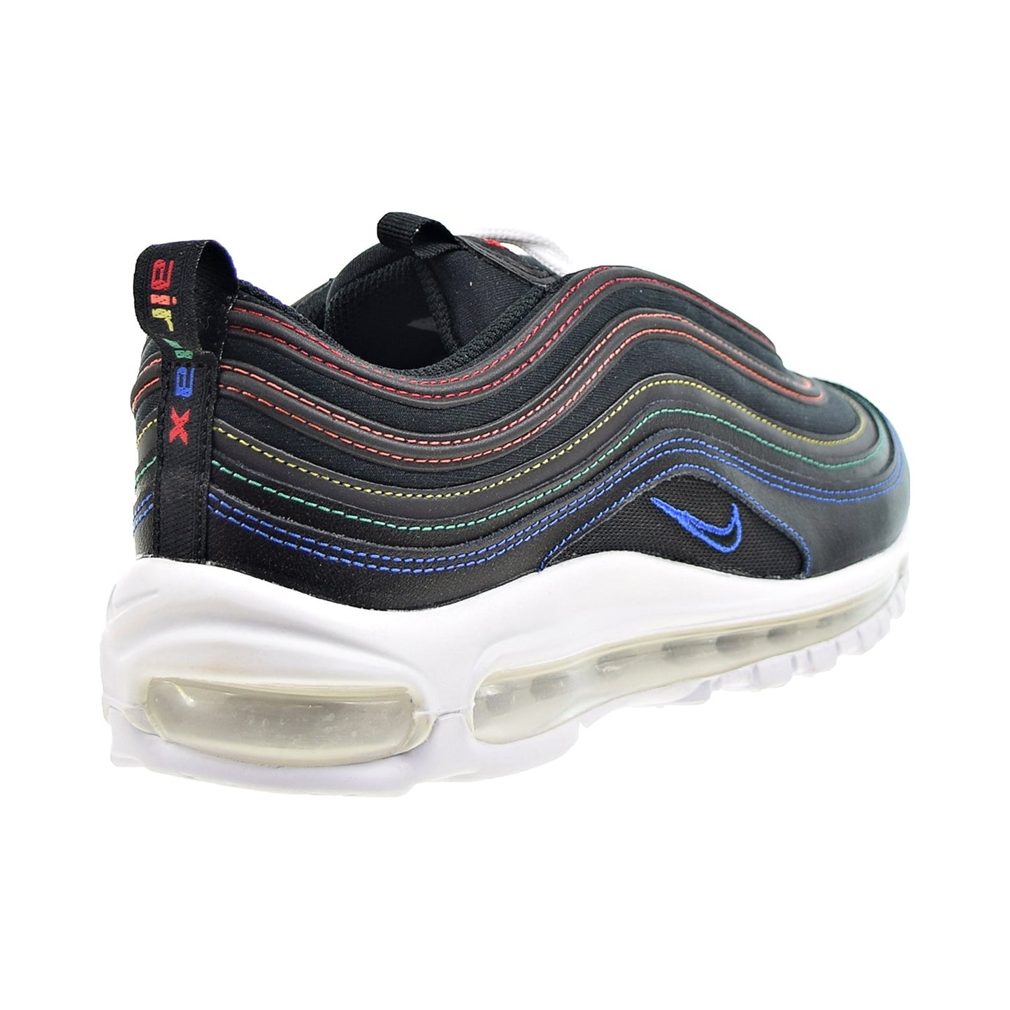 Nike Air Max 97 Women's Shoes Black-Hyper Royal-Multi