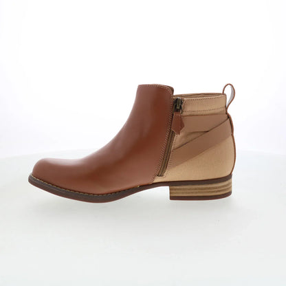 Spenco Dove Creek Boots SP1002SAD Womens Brown Wide Ankle & Booties Boots