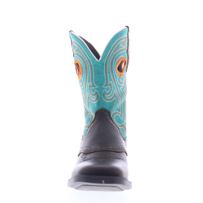 Durango Westward DRD0446 Womens Brown Leather Slip On Western Boots